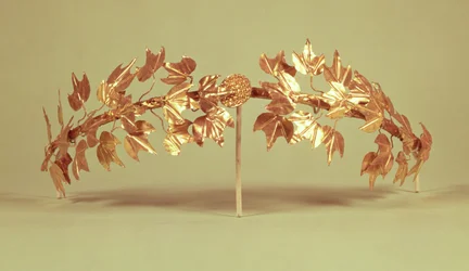 Lorbeerkranz, Mykene (Gold)